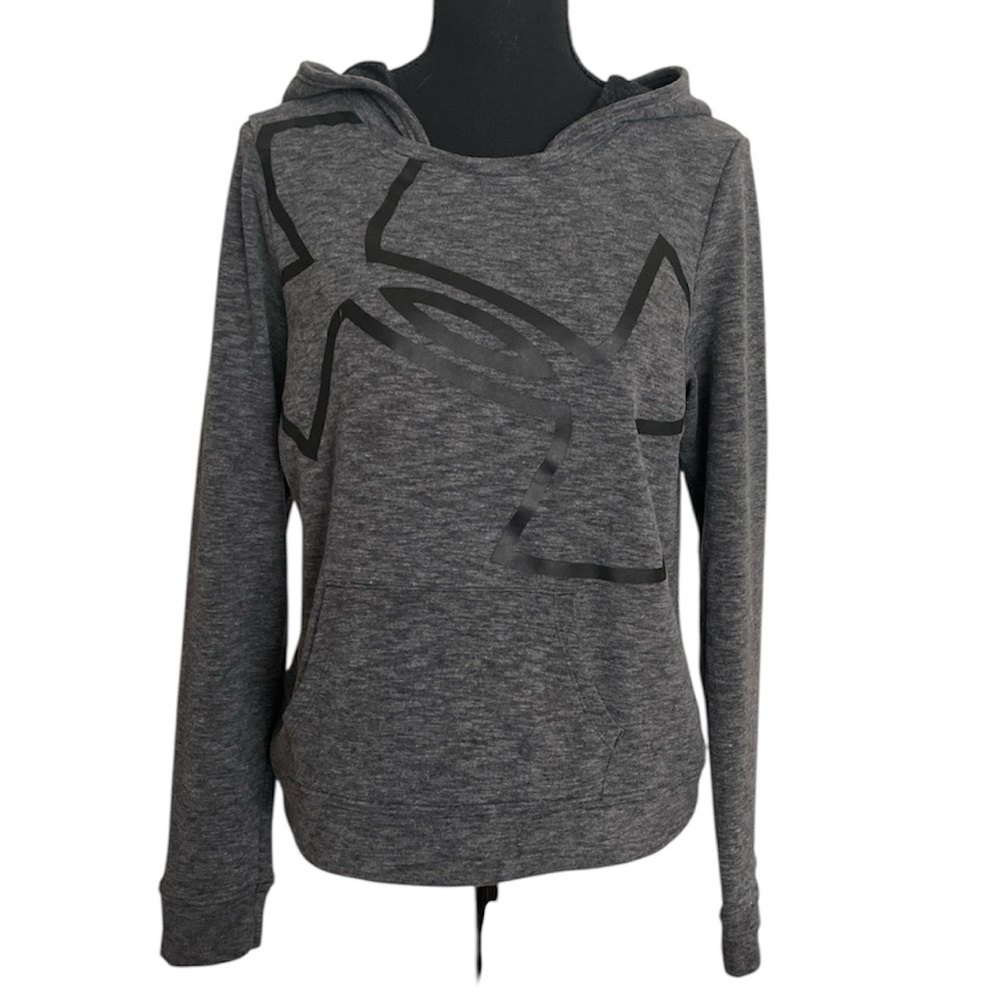 Under Armour Charcoal Gray Heathered Lightweight Long Sleeve Hoodie